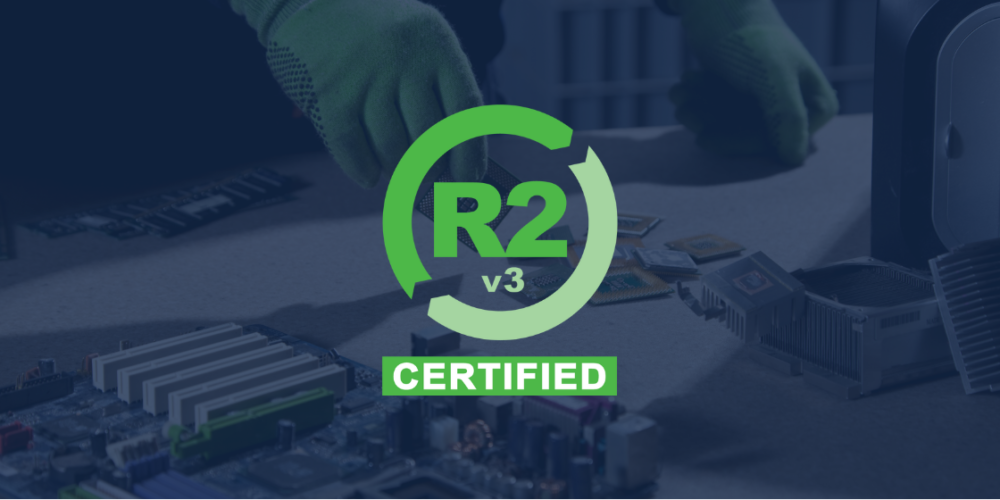 R2V3 electronics recycling logo